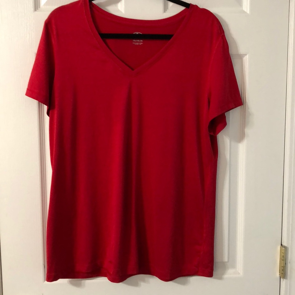 Size 20 red tee active wear